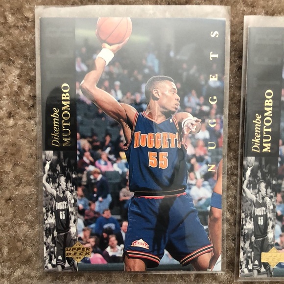 Dikembe Mutombo Basketball Card Lot-Denver Nuggets - Picture 2 of 10